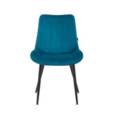 Verta Dining Chair - Petrol Velvet